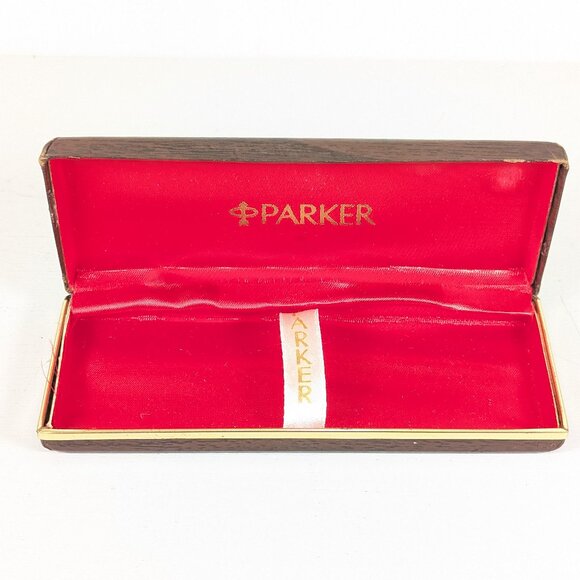 Vintage Faux Wood Parker Pen box - Picture 9 of 11